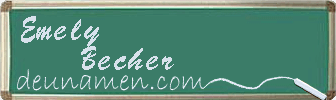 Emely Becher Visitenkarte